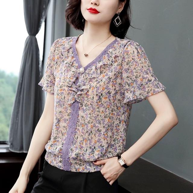 Áo hoa bo thun cao cấp BT46-0820