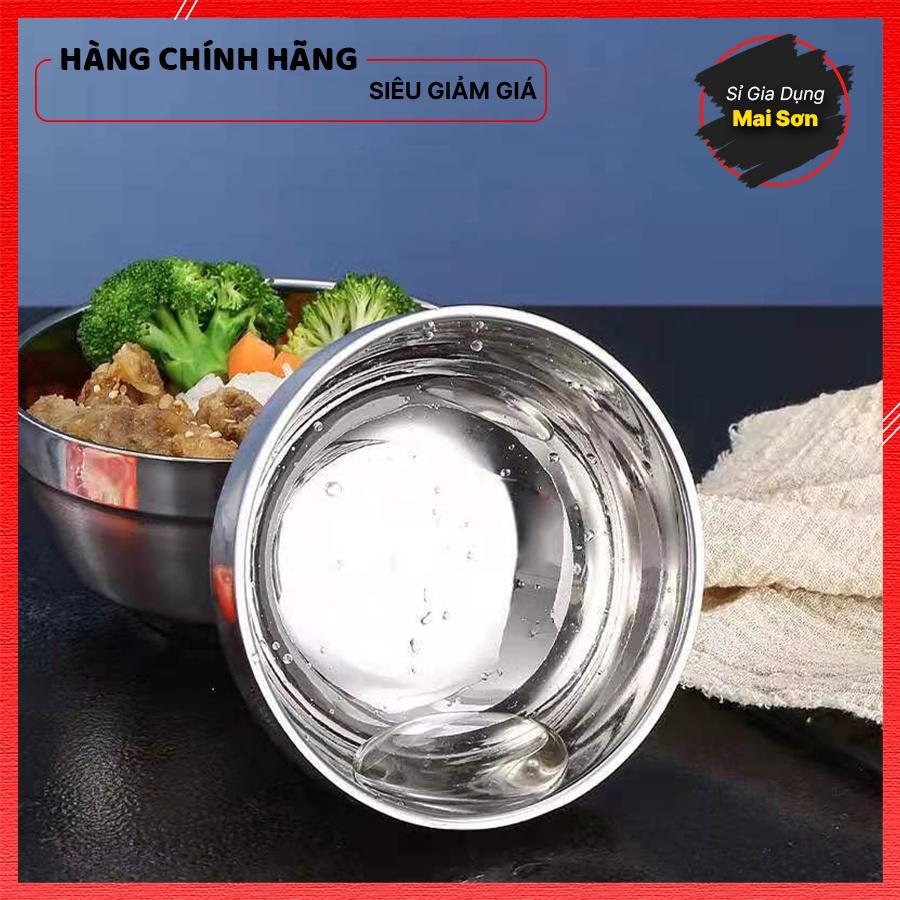 Bát Inox 304 Cách Nhiệt Cho Bé Chất Liệu Inox Không Gỉ An Toàn Dễ Vệ Sinh Kích Thước 16cm