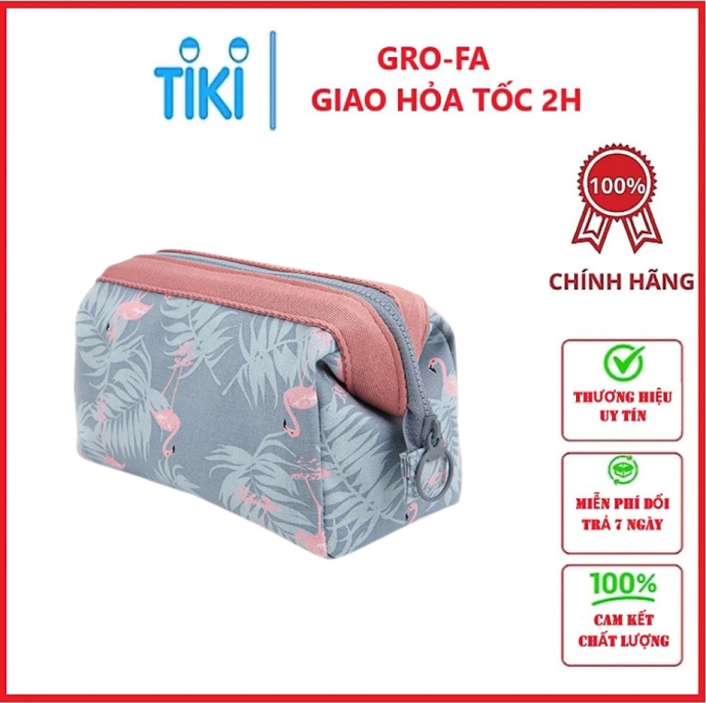 Túi Đựng Đồ Trang Điểm - Mỹ Phẩm - Phụ Kiện - Túi Mini Họa Tiết Du Lịch Chống Thấm Nước - Hàng chính hãng