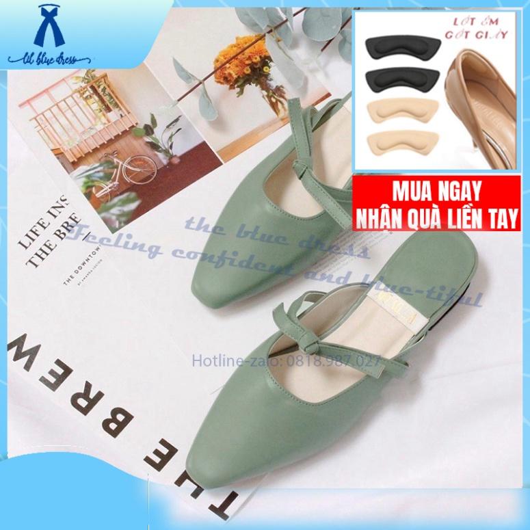 QUẢNG CHÂU Giày sục (Mules)/ Dép sục mũi vuông 2cm có thêm bigsize 40 41 42 cho nàng