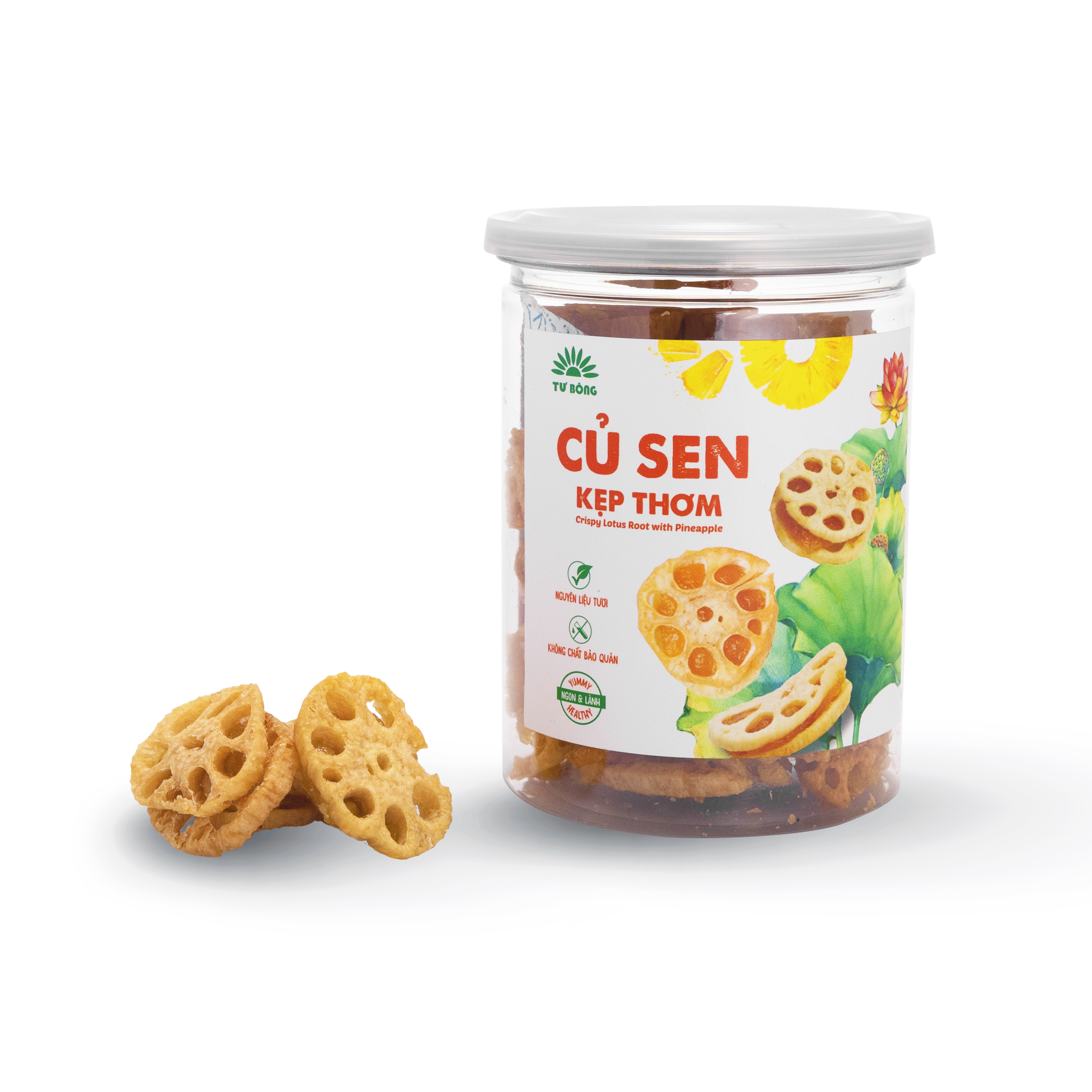 Củ sen kẹp thơm Tây Cát 140g