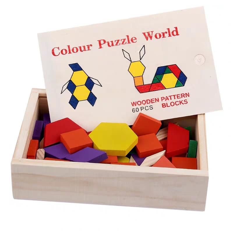 Bộ Đồ Chơi Ghép Hình Puzzle 60 Miếng Bằng Gỗ Giúp Bé Phát Triển Trí Tuệ Và Khả Năng Tư Duy