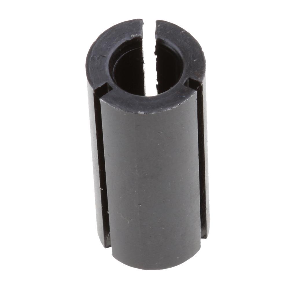 2pcs High Precision Router Bit Collet Chuck Adapter CNC Tool 6.35mm to 12mm