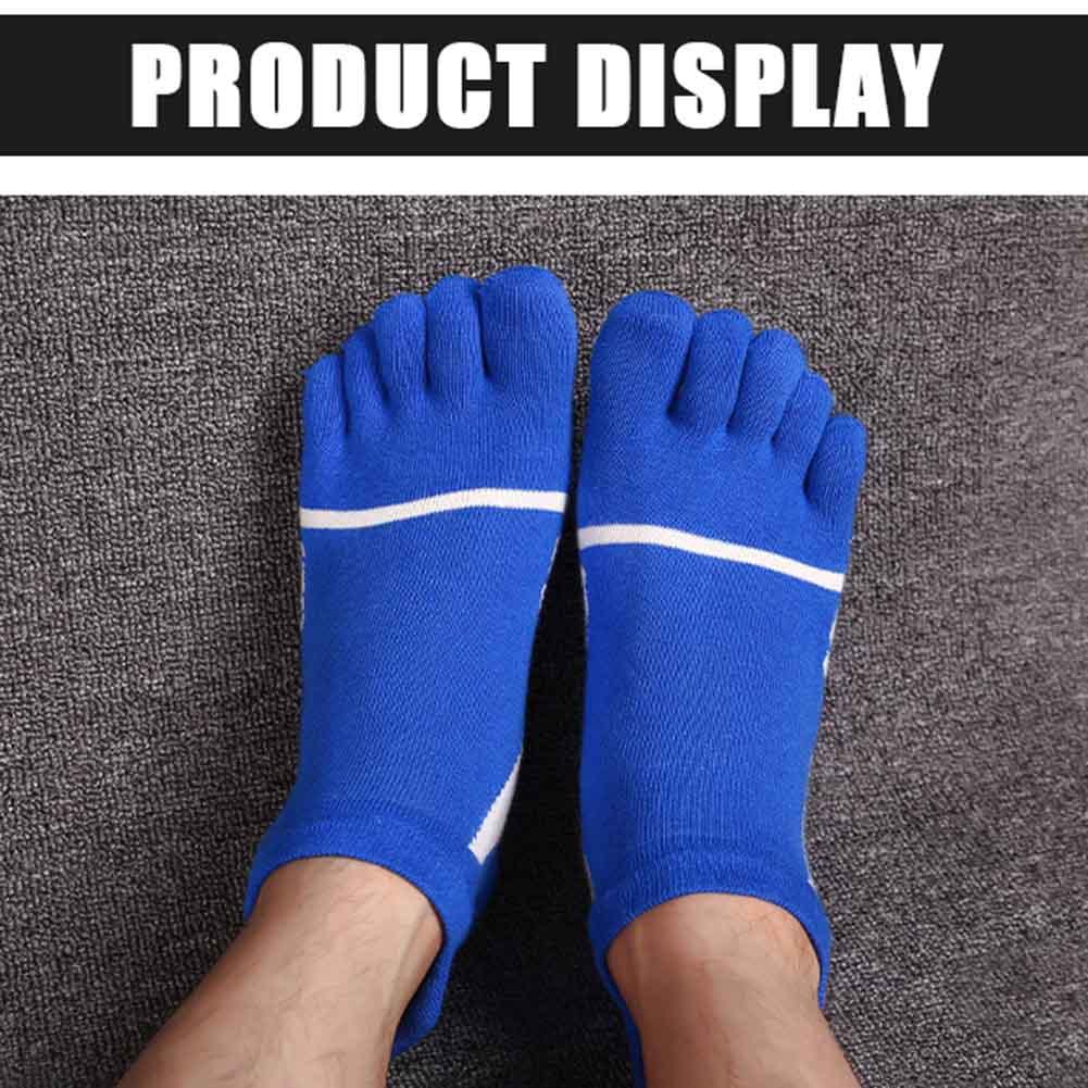 5 Đôi Nam Cotton Năm Ngón Tay Thể Thao Nữ Thấm Mồ Hôi Thoáng Khí Chia Ngón Vớ Chạy Bộ Ngoài Trời tất Color: B
