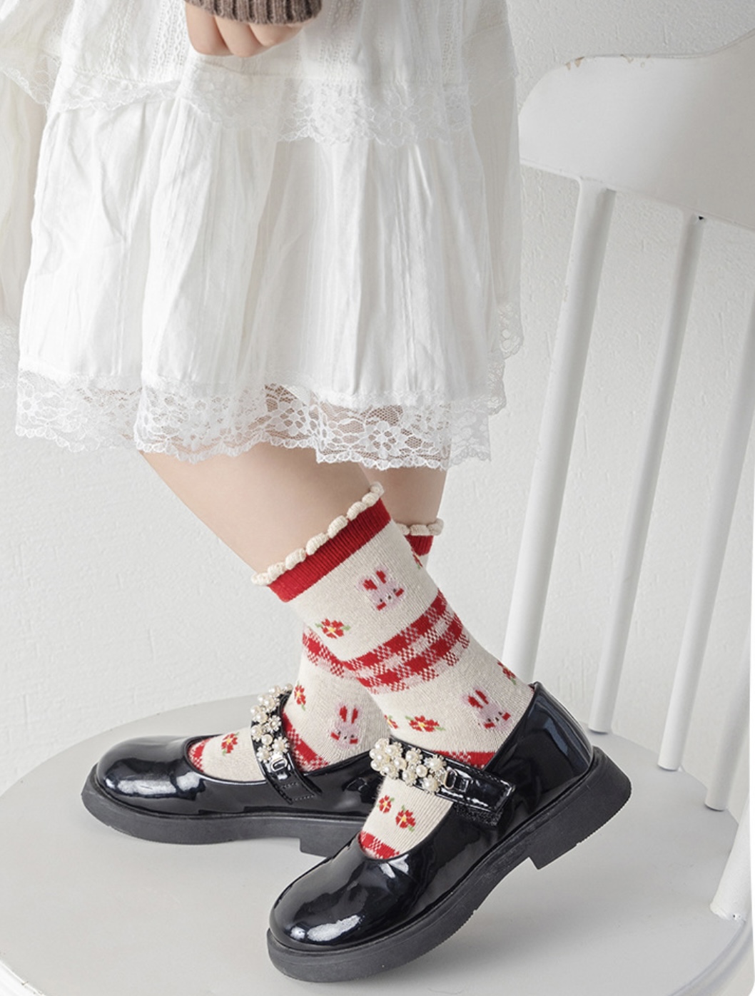 SET 5 ĐÔI TẤT VỚ 43 SIÊU XINH DỄ THƯƠNG TỪ 1-12 TUỔI DÀNH CHO BÉ GÁI