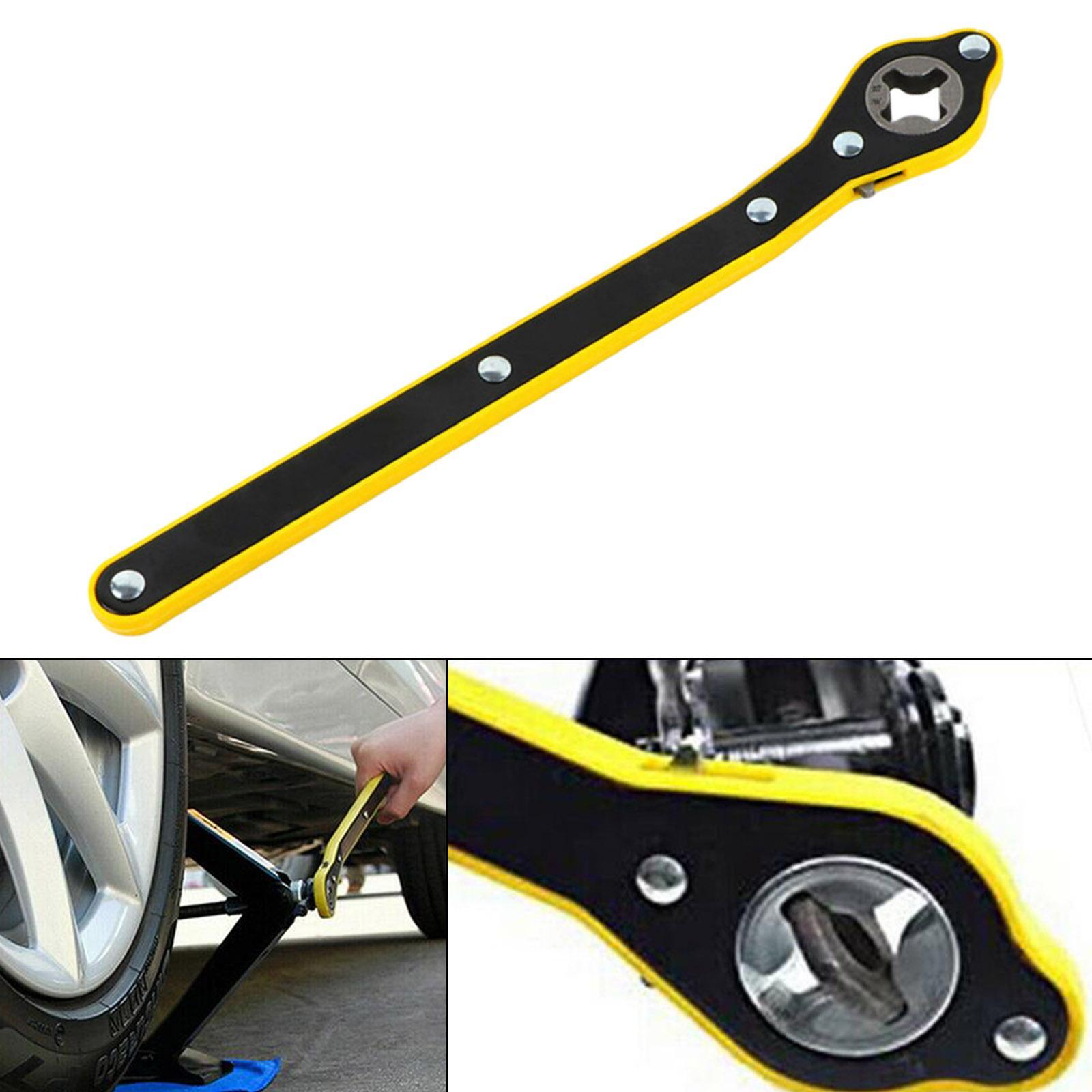 Jack Ratchet Wrench Labor-Saving Suitable Car SUV Repair Repair Tool Wrench Repair Tool Wrench Ratchet Wrench for Automotive SUV Garage Car