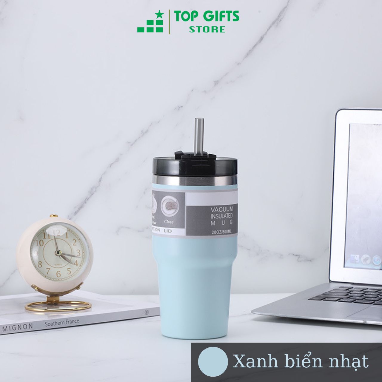 Ly giữ nhiệt LGN720 khắc tên theo yêu cầu dung tích 600ml - Giữ nhiệt 6-8 tiếng