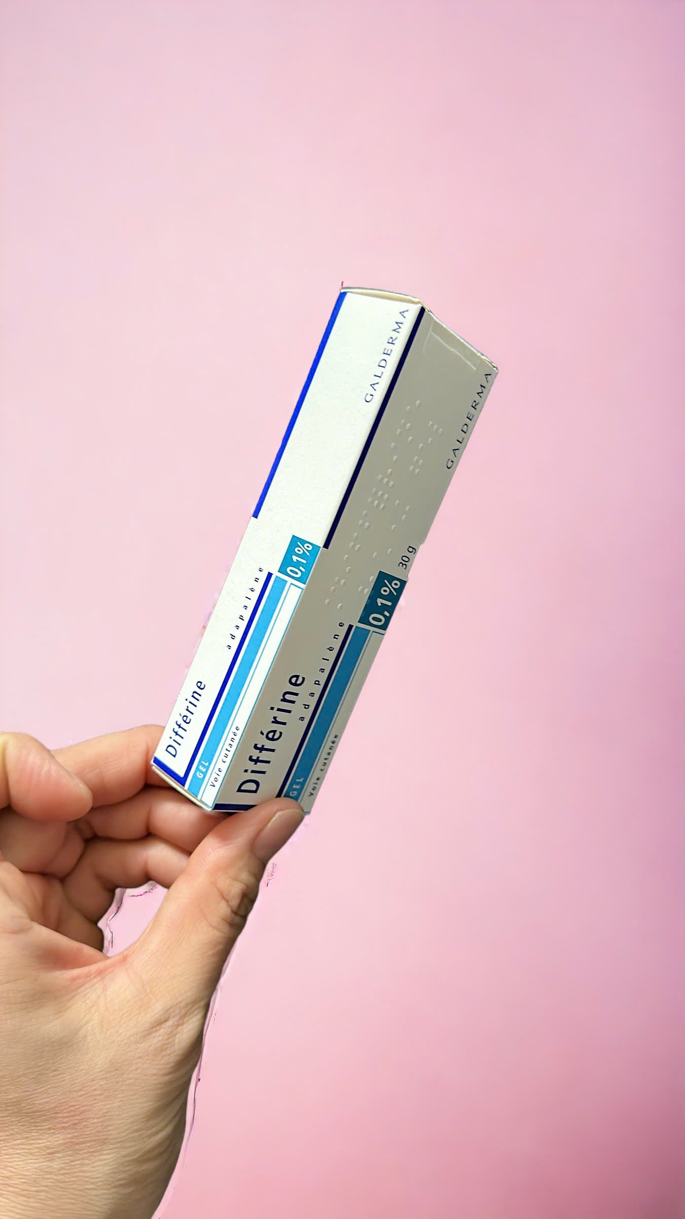 Gel hỗ trợ giảm mụn Differin Cream 0.1% Adapalene tuýp 30 gram(Hàng nội địa Pháp)