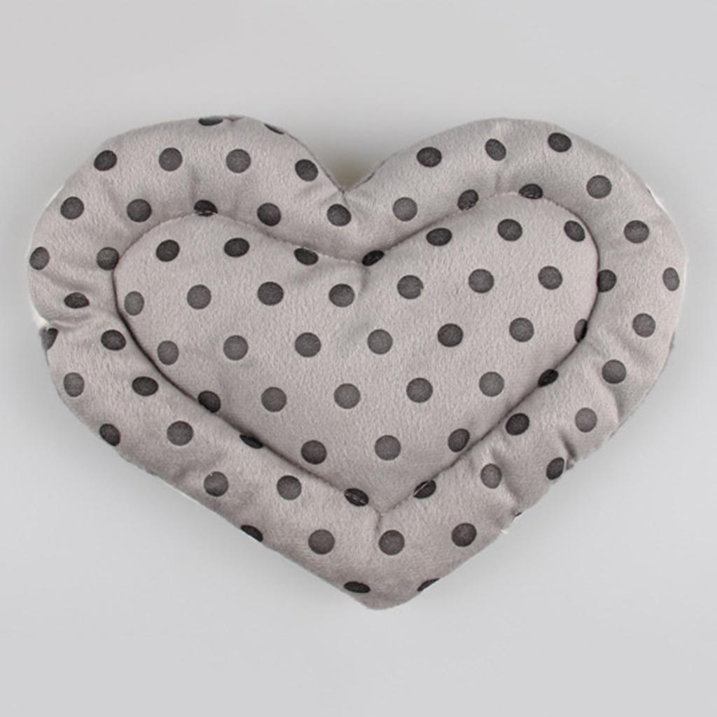 Small Animal Hamster Play Mat Seat Pad Sleep Bed Play Toy Heart Shape Pink