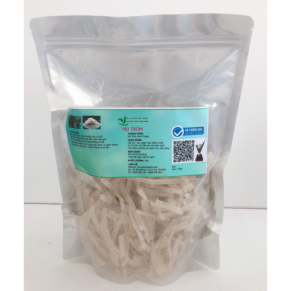 Mủ trôm nguyên chất - Gói 1kg