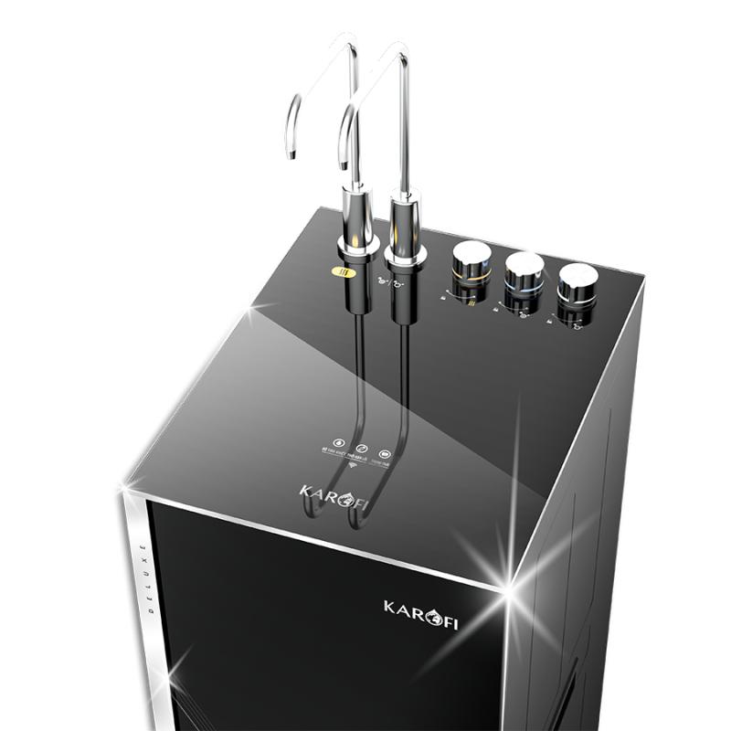 Máy lọc nước Nóng lạnh 12 lõi KAROFI KAD-M85 - 2 lõi Gấp 4 Hydro-Ion Kiềm, Lạnh Block Zitek 4.2, Aiotec - Hàng Chính Hãng