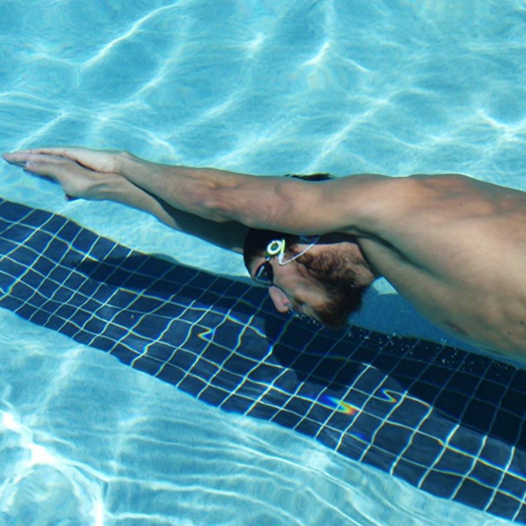 3.5mm Waterproof Earphone Headphone Stereo Swimming for MP3 Radio iPod