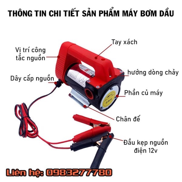 Máy bơm hút dầu nhớt, chất lỏng đa năng