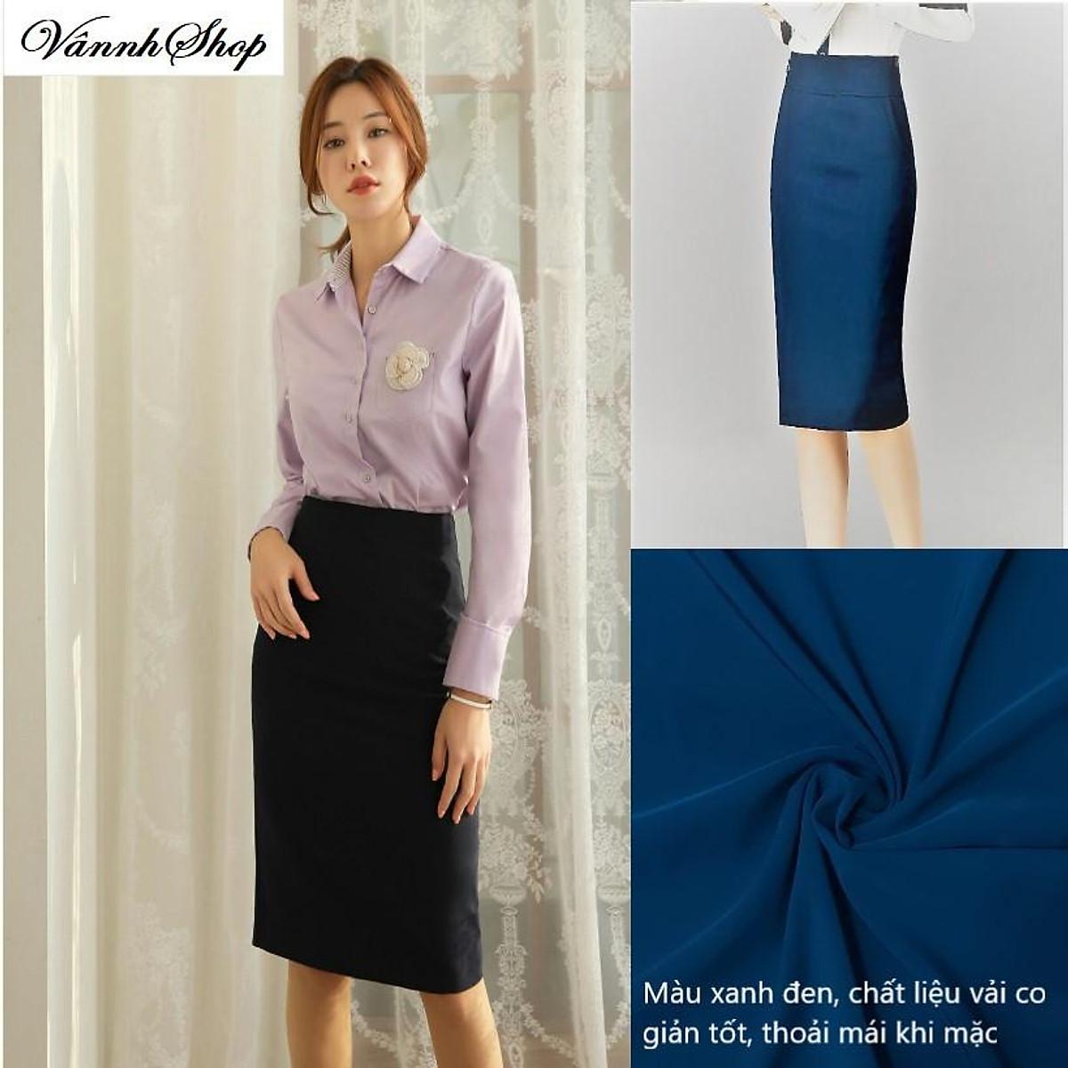 Chân váy bút chì lưng cao LARI- Váy công sở cao cấp có túi form chuẩn dáng đẹp, phong cách Hàn Quốc cổ điển, sang trọng