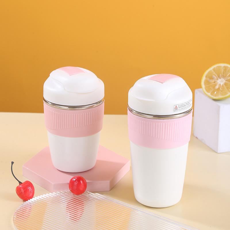 Phong cách mới nhất cốc cách nhiệt bằng thép không gỉ bán chạy nhất cốc uống nước đôi sáng tạo cốc nước dung tích lớn cho trẻ em cốc đôi đơn giản cho nam và nữ