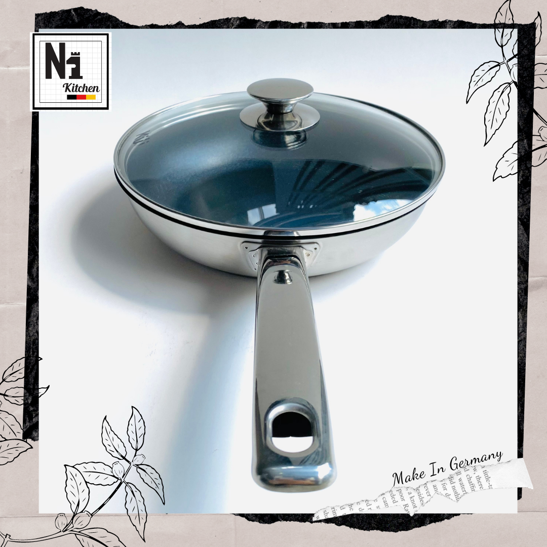 Bộ nồi inox KUCHEN, Hàn Quốc, Bảo hành: 10 năm – Set 5 nồi - Hàng Chính Hãng