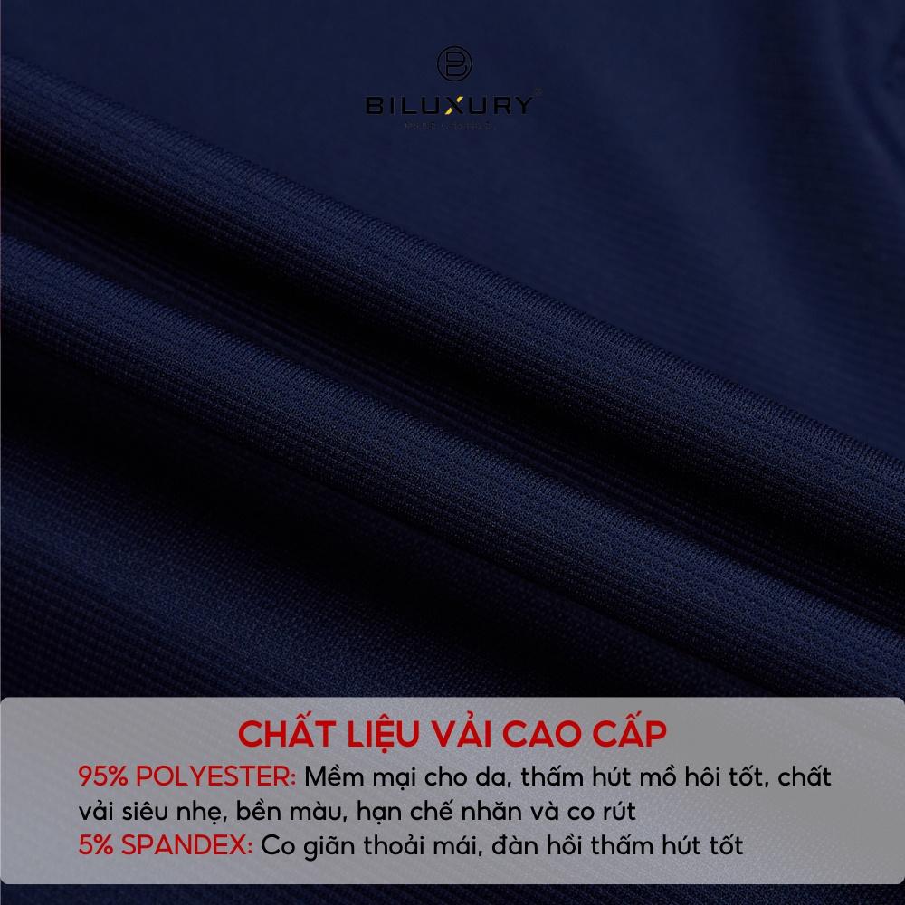 Áo polo nam thun có cổ ngực áo thêu đẳng cấp BST Biluxury x Đan Trường 6APCB009