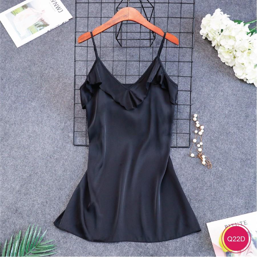 Đầm ngủ cao cấp chất lụa satin Q22