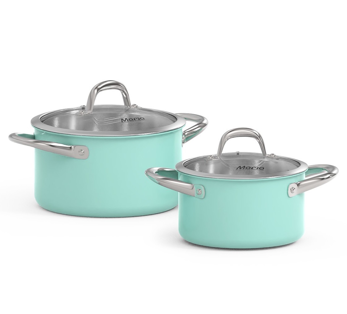Bộ Nồi Inox 304 Liền Đáy Sunhouse Mama SHG702 - Hàng Chính Hãng