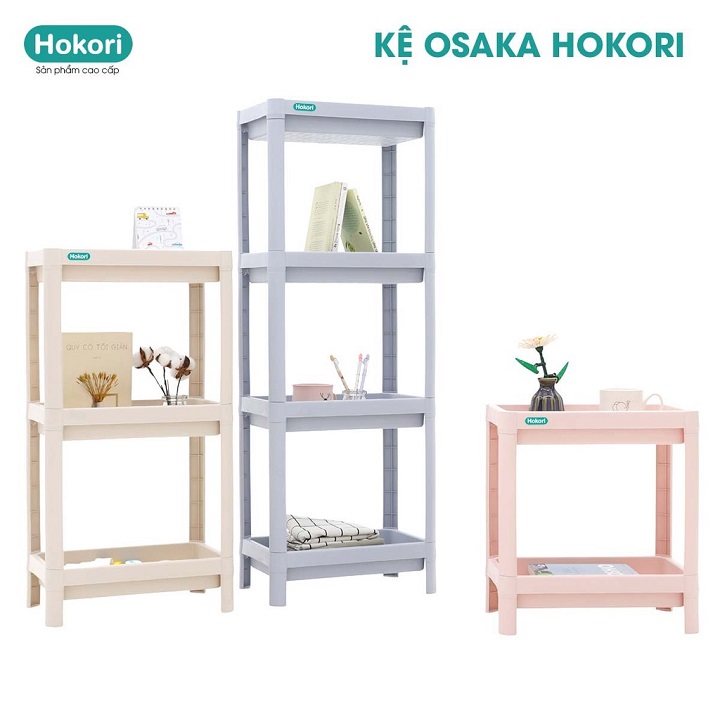 Kệ Osaka Hokori  nhiều tầng nhỏ gọn, tiện lợi,  đa năng