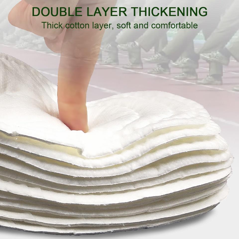 Set 5 Cặp Đế Lót Giày Cotton Mềm Mại Thấm Hút Mồ Hôi Chống Trượt Thoáng Khí Dành Cho Nam Nữ