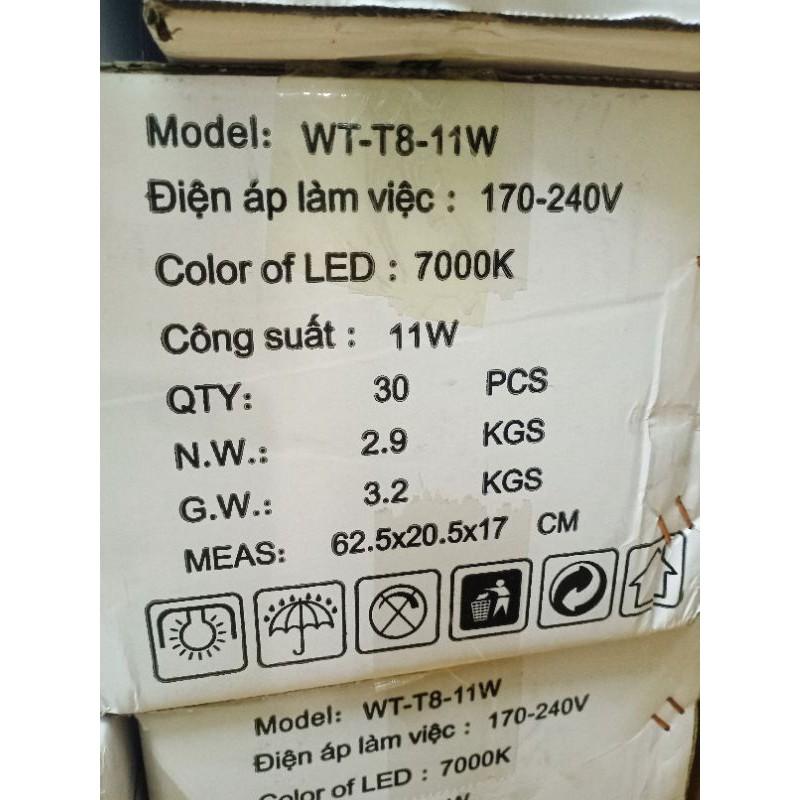 Bóng típ Led 6 tấc 11w thuỷ tinh
