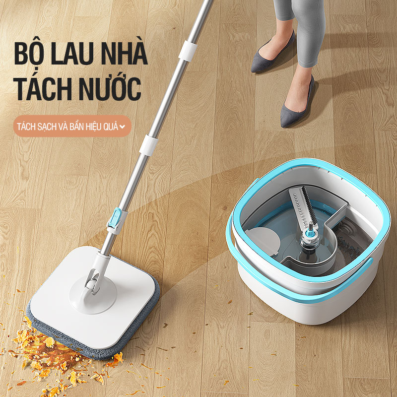 Miếng lau sơ cua Bộ lau nhà tách nước bẩn Kitimop-N09