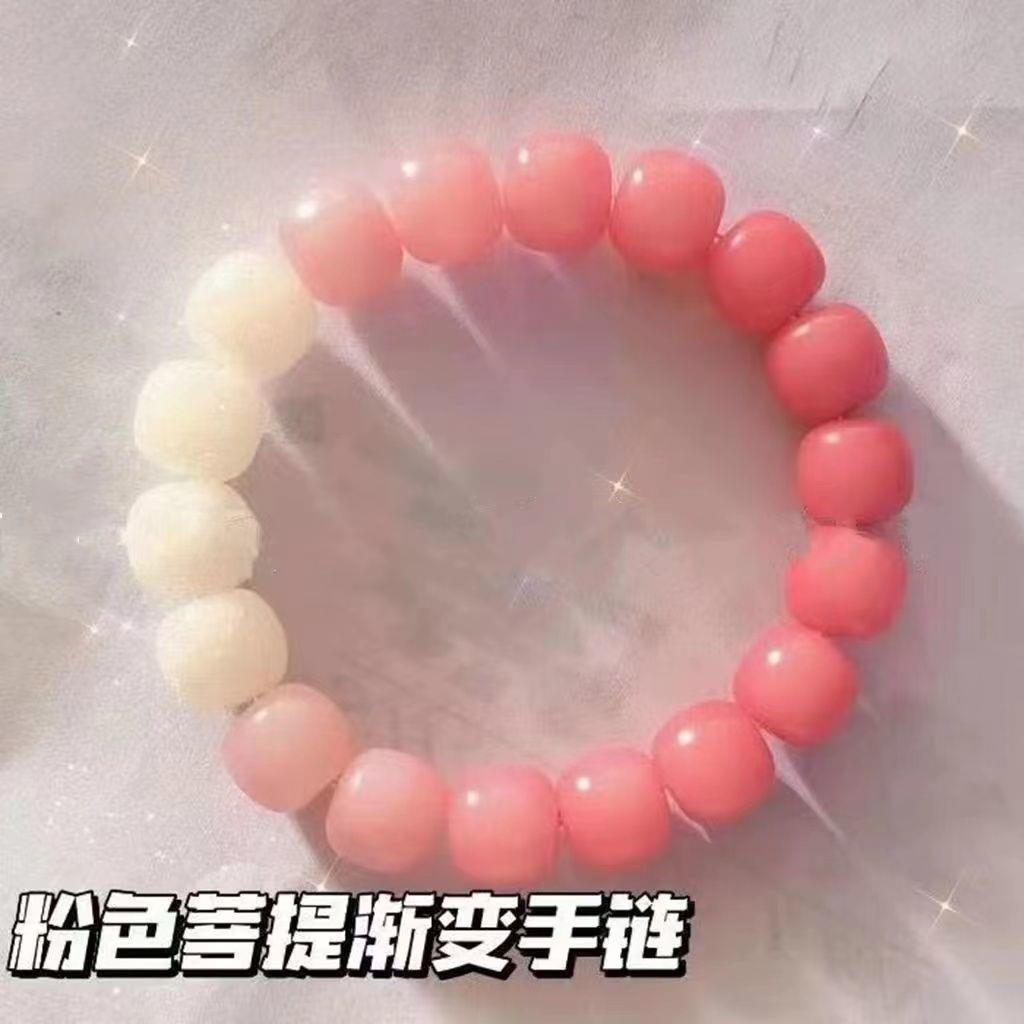 Vòng tay chuỗi ngọc ZenO , lắc tay nữ ngọc nhiều màu pastel cá tính