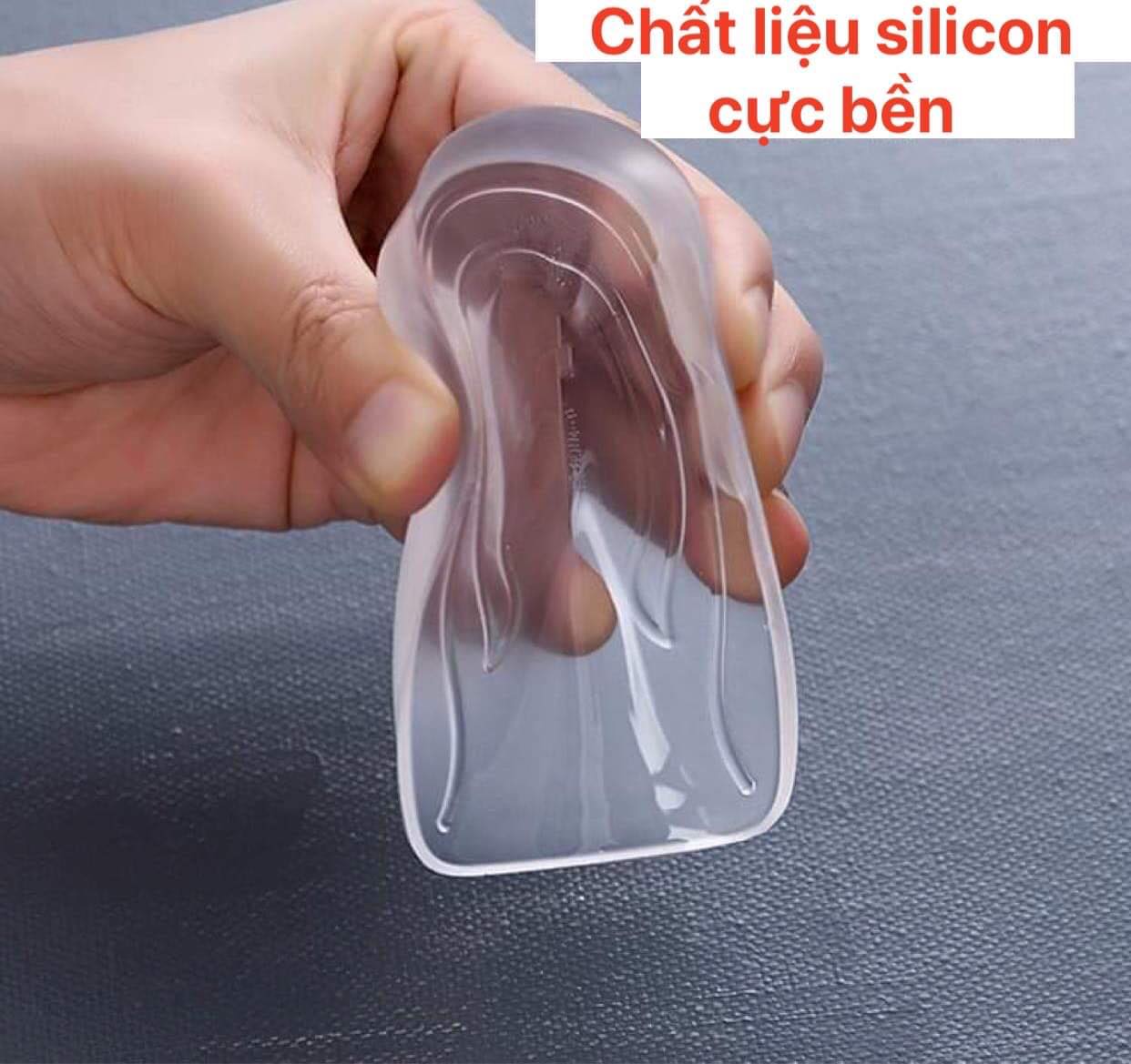 Miếng lót độn đế, nâng chiều cao silicon