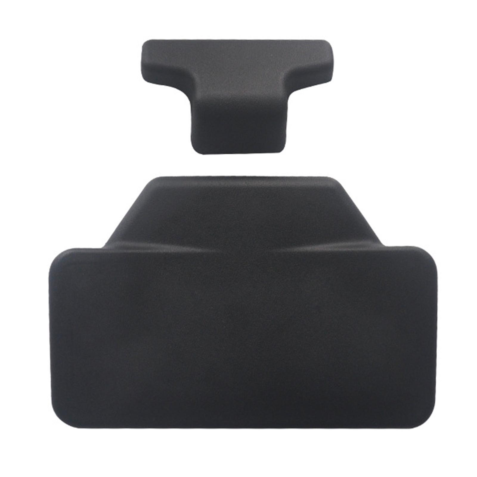 Motorcycle Rear Saddlebag Trunk Pad Cushion Accessories Easily Install Black