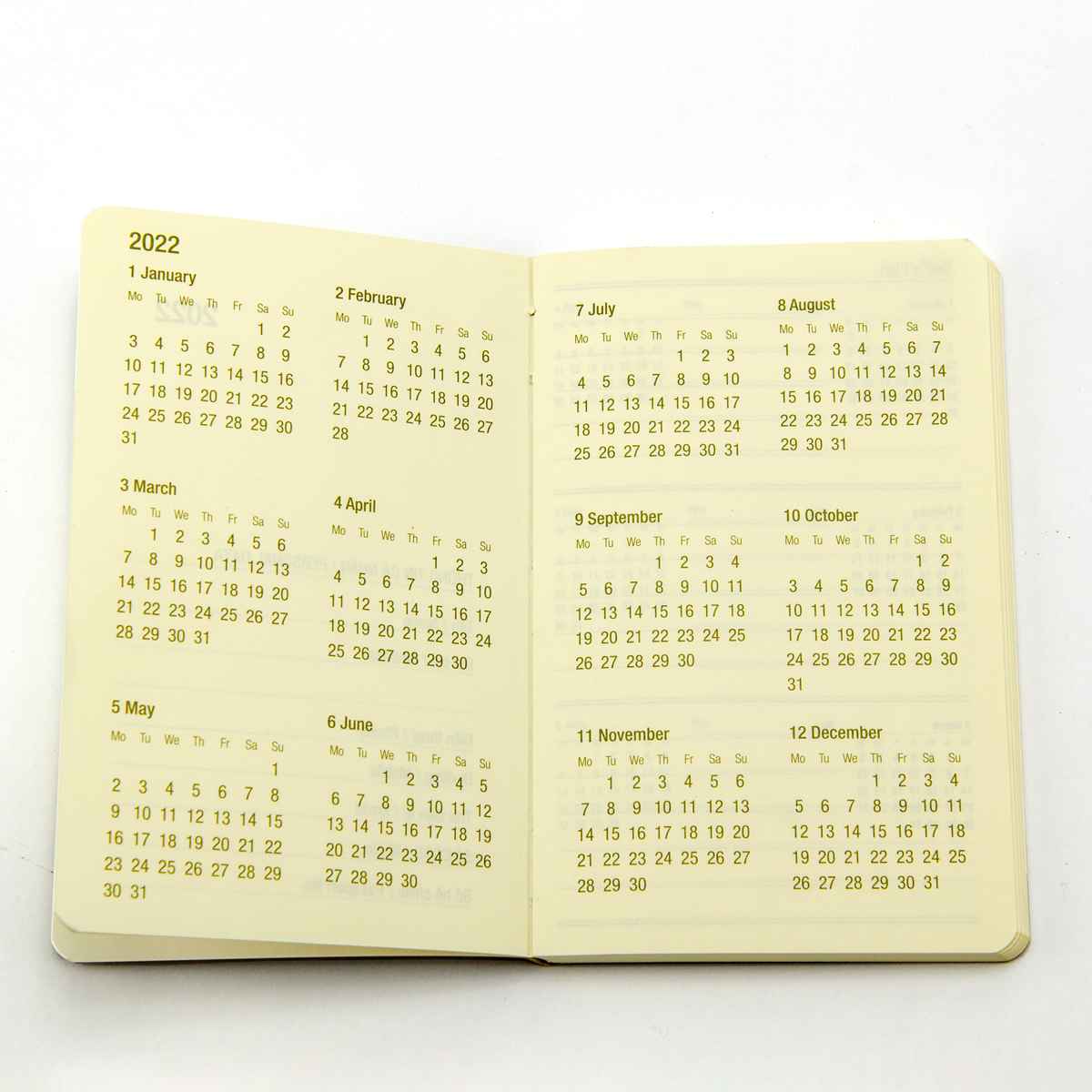 Sổ Lịch Planner B7 - 2022