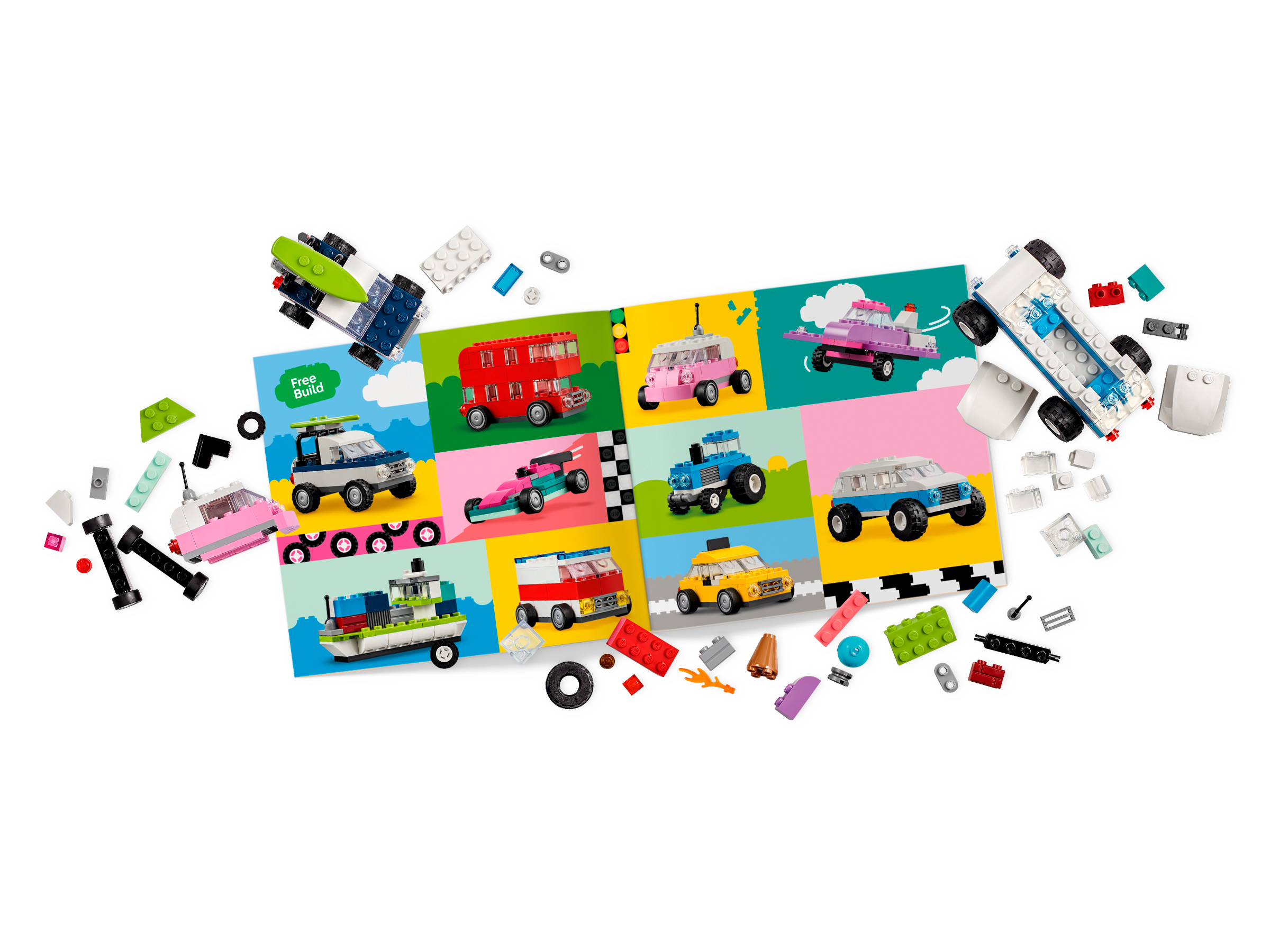 Đồ Chơi Lắp Ráp Bộ Gạch Chi Tiết Chủ Đề Phương Tiện Xe - Creative Vehicles - Lego Classic 11036 (900 Mảnh Ghép)