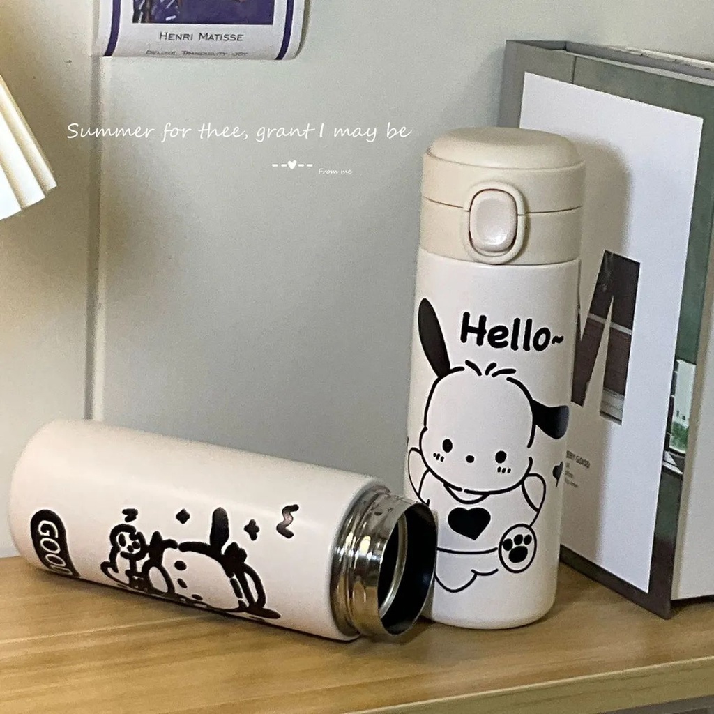 Bình Nước Giữ Nhiệt Bằng Thép Không Gỉ 304 Hai Lớp Chống Rơi Dung Tích 350ml / 480ml