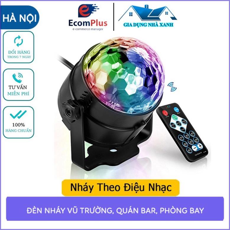 Đèn Led Đèn Led Xoay Trang Trí 7 Màu Cảm Ứng Theo Nhạc Vũ Trường, Sân Khấu Dành cho Dân Bay