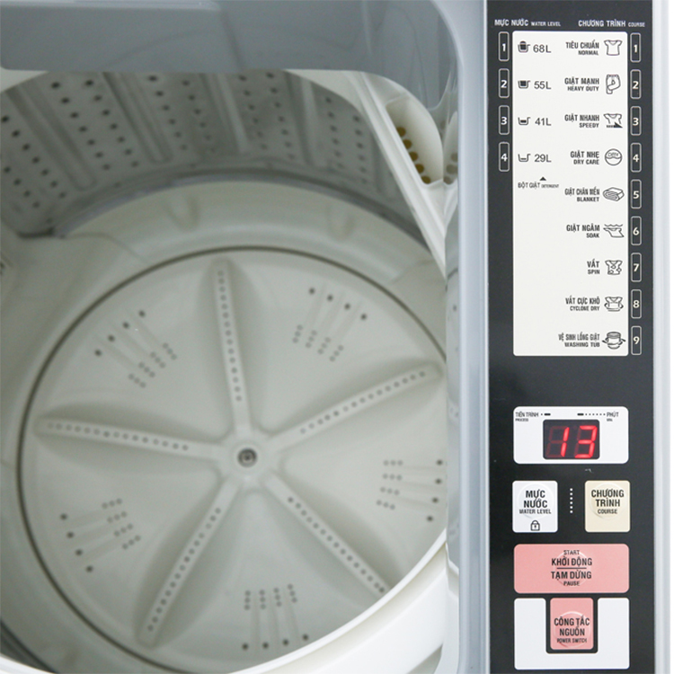 Máy Giặt Cửa Trên Aqua AQW-S90CT-H2 - Hàng Chính hãng