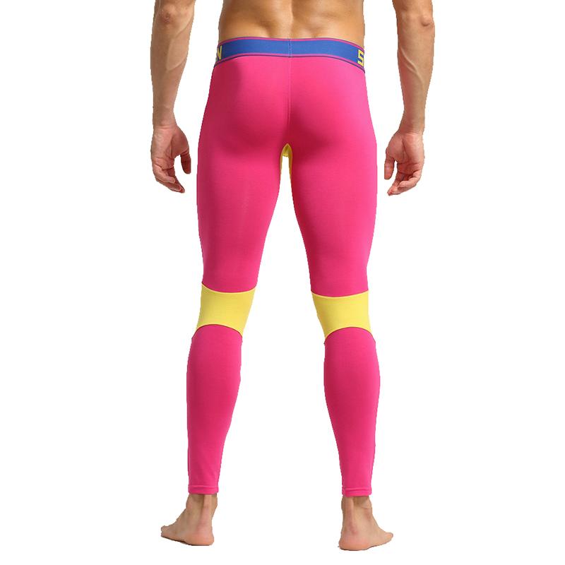 Sexy Nam Dài Ấm Áp Johns Cotton Căng Giãn Nhiệt Đáy Quần Lót Nam Thời Trang Quần Legging Nhà Pijama Dài Quần Dài