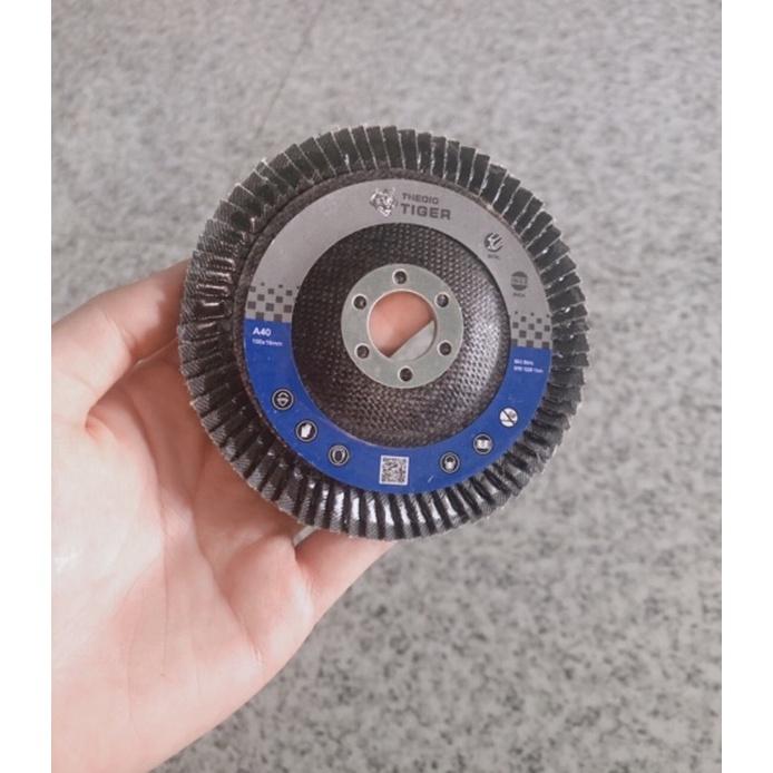 Nhám Xếp Hiệu Tiger và LionKing Chính Hãng - Kích Thước 100mm - Nhám Xếp Đế Sắt - Chà Kim Loại, Gỗ, Rỉ