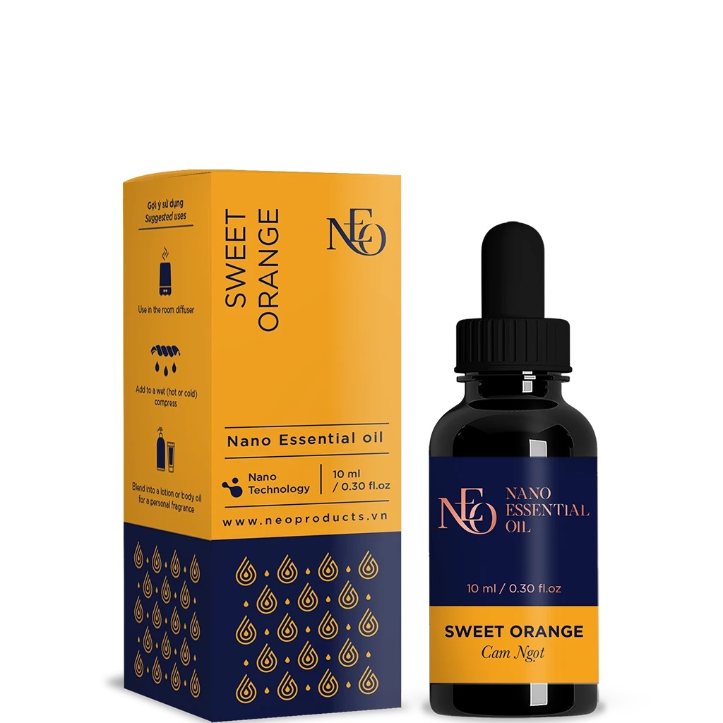 Tinh Dầu Thiên Nhiên Nano Cam Ngọt 10ml