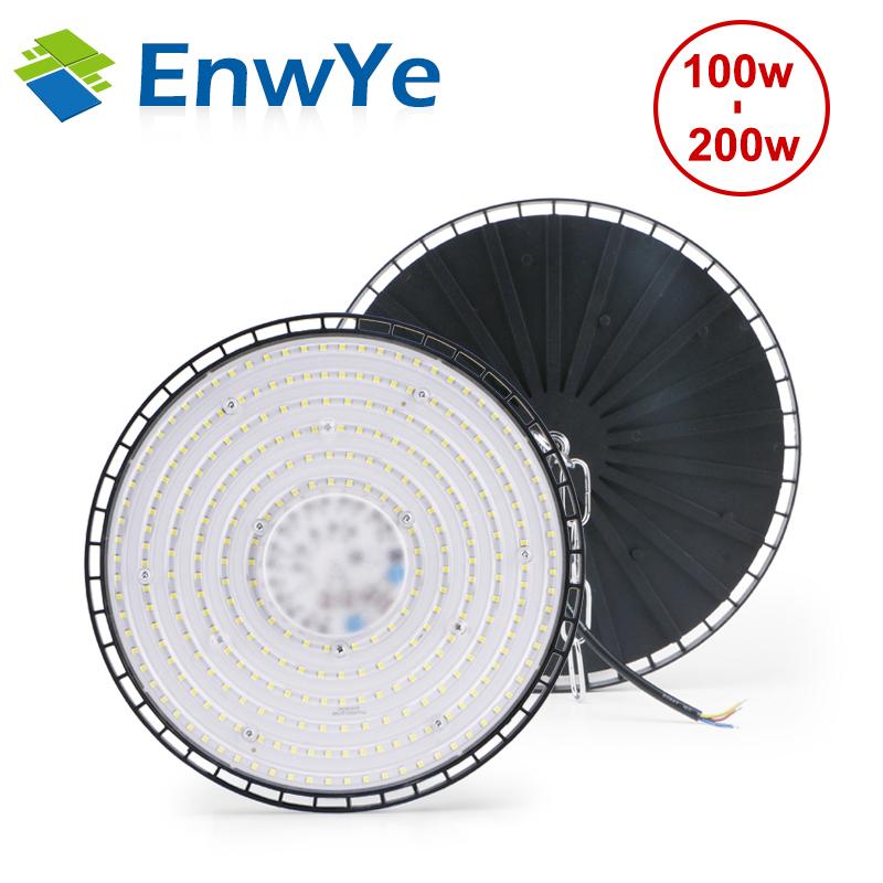 Đèn High Bay 100W 150W 200W UFO LED 220V 6000K Chống Nước IP65 Nhà Kho Đèn Nhà Để Xe Siêu Sáng Chiếu Sáng Công Nghiệp