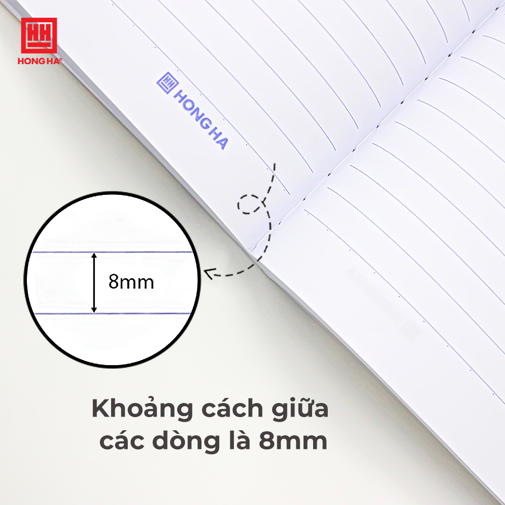 Sổ bìa bồi A4 420 trang  Hồng Hà Patterns - 4552
