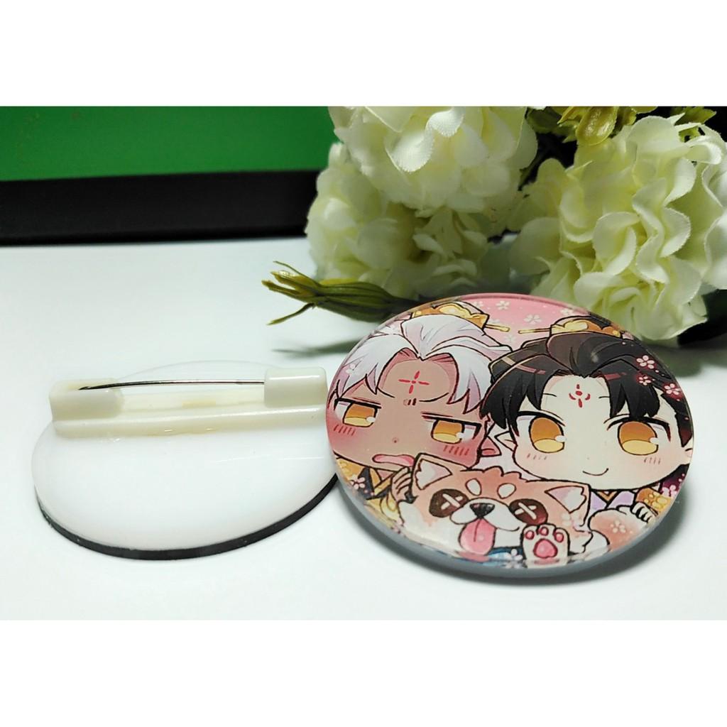 Huy hiệu cài áo Huy hiệu mica nhân vật Kimetsu no yaiba nhân vật Kimetsu no yaiba