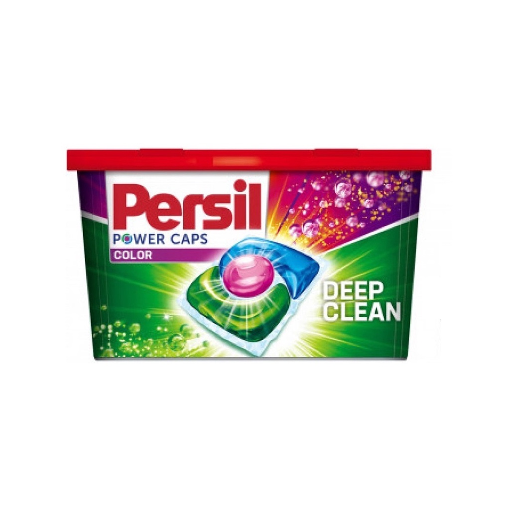 Viên Giặt Xả Persil Power Caps 14 Viên Color