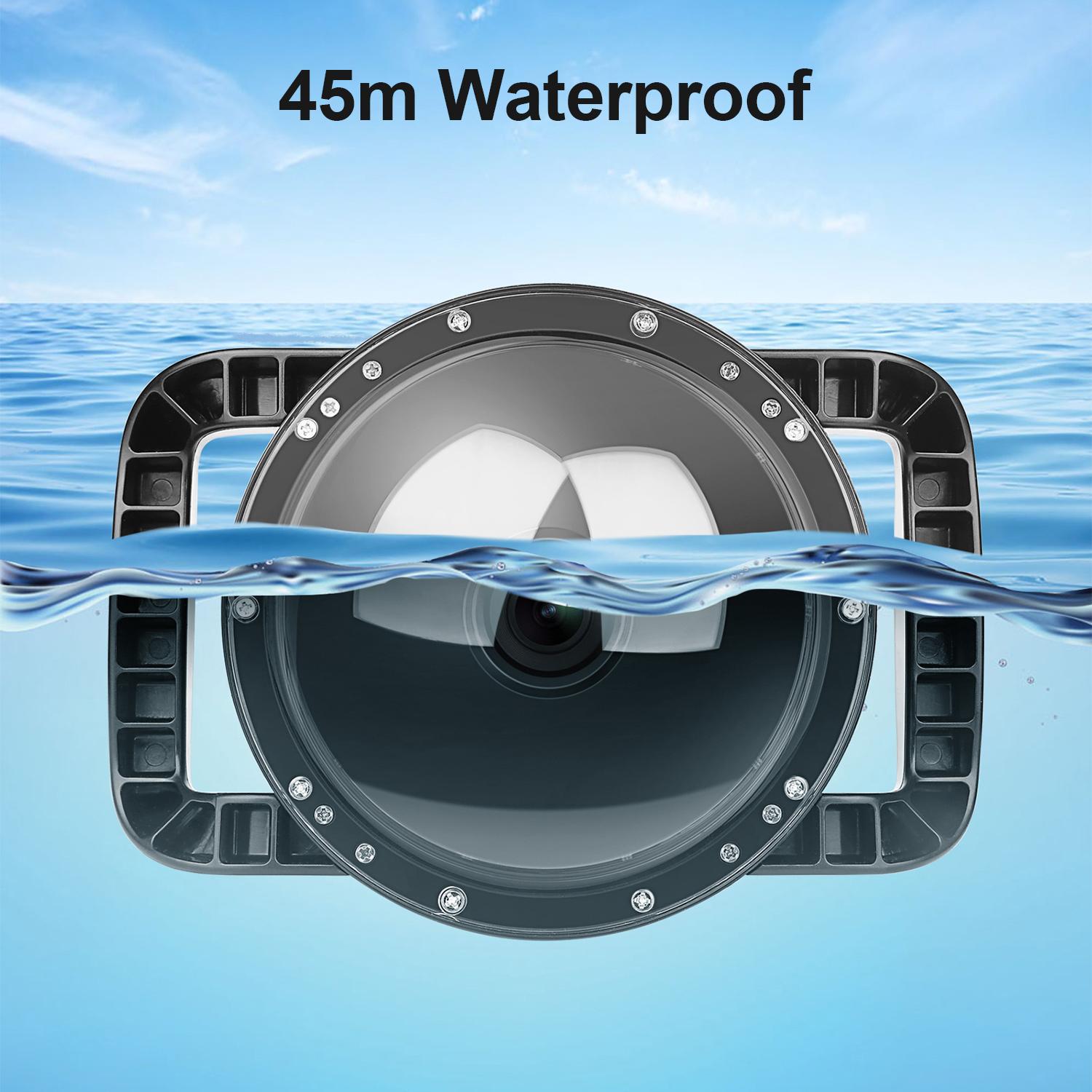 Hộp đựng máy ảnh SHOOT cầm tay 6 inch có cổng vòm chống thấm nước