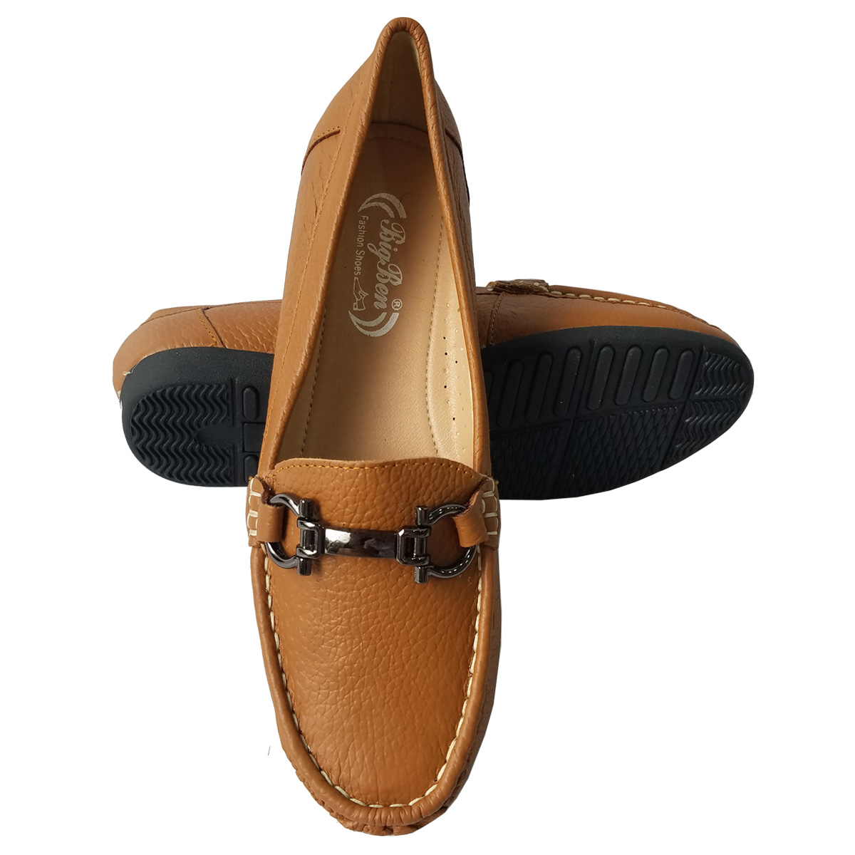 Giày Mọi Nữ Da Bò Thật BIGGBEN BB143