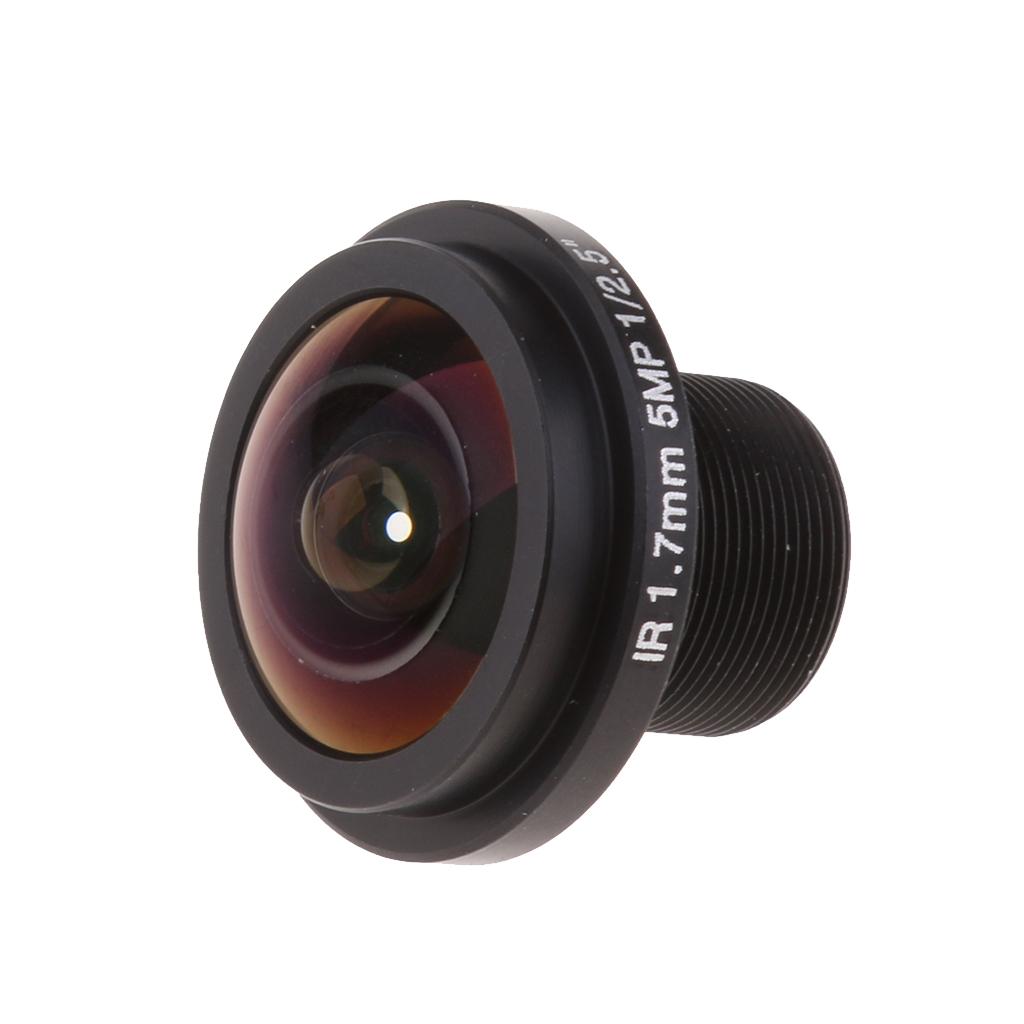 HD 5mp Fisheye 1.7mm CCTV Lens Wide Angle 1/2.5'' M12 IR Board For IP Camera