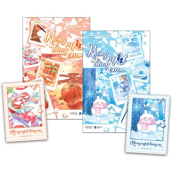 Sách - Bộ Sách Không Ngọt Bằng Em - Tập 1 + Tập 2 (Bộ 2 Tập) - Tặng Kèm 2 Bookmark Polaroid Bồi Cứng