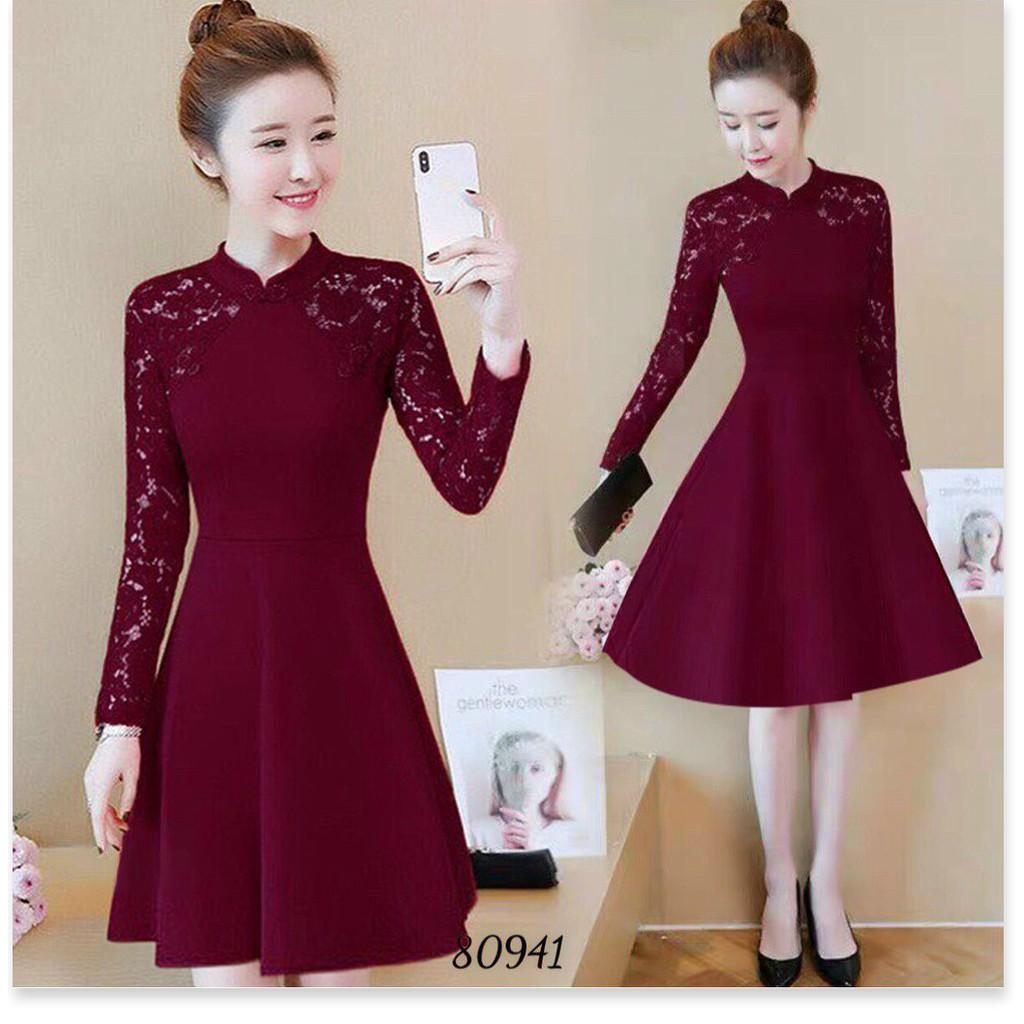 ĐẦM XÒE UMI PHỐI REN NỮ CỰC XINH DÀNH CHO CÁC NÀNG KHANH AN STORE