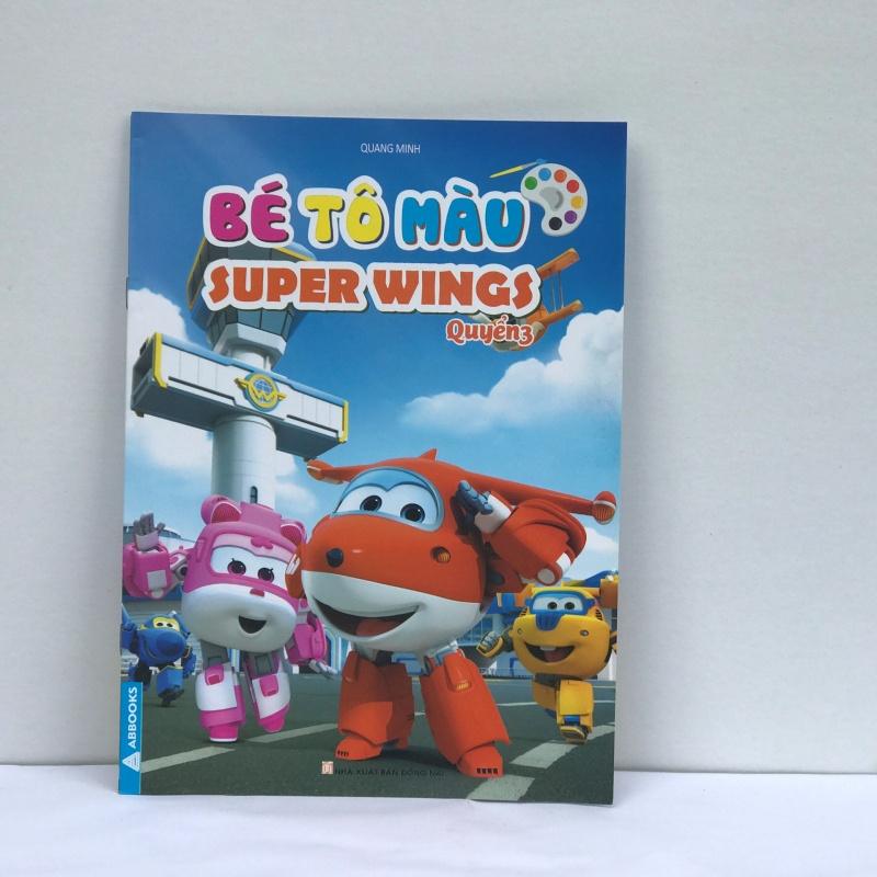 tập vở bé tô màu super wing