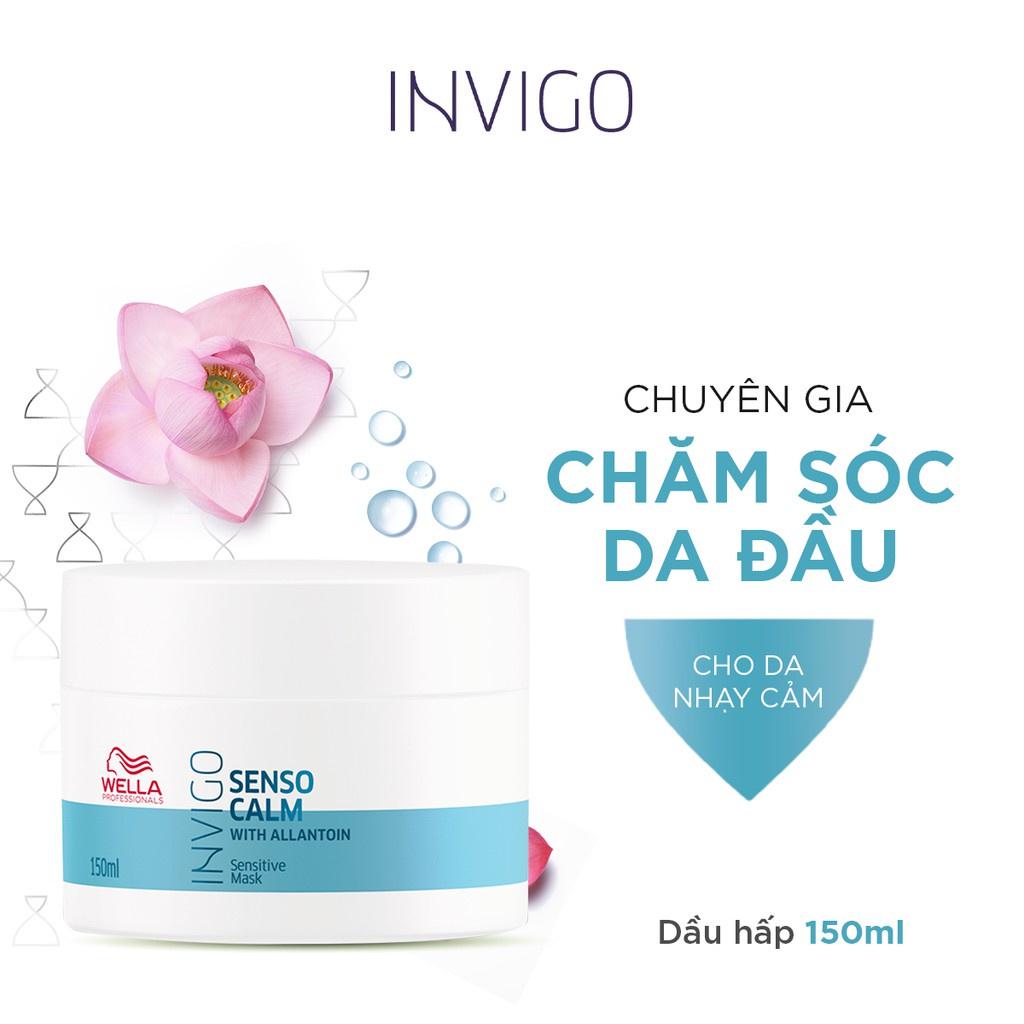 Combo Gội Xả Hấp Wella Invigo Tăng Cường Dưỡng Chất, Phục Hồi Tóc Khô Xơ Nutri Enrich (Gội 250ml+ Xả 200ml+ Hấp 150ml)