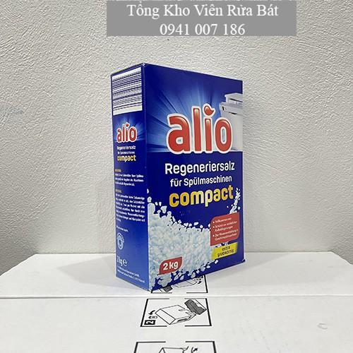 Muối rửa bát Alio hộp 2 kg [tặng túi zip bảo quản]